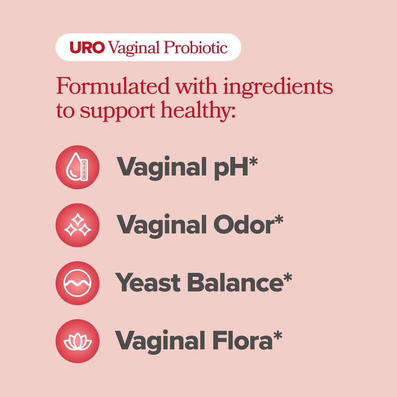 Wet & Wild Bundle - URO Women'S Probiotic Capsules (30 Servings) and URO Moisture & Mood Capsules (30 Servings) with Ashwagandha and Gingko Biloba