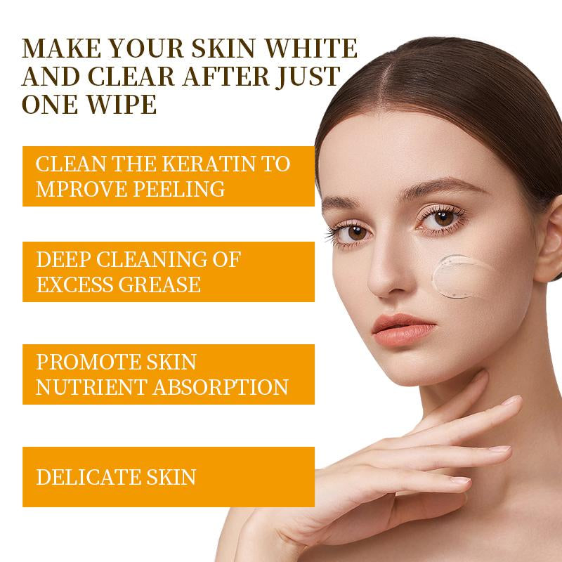 Vitamin C Orange Exfoliating Gel Gel Deeply Cleans Facial Skin,Brightening Facial Exfoliator, Dead Skin Remover
