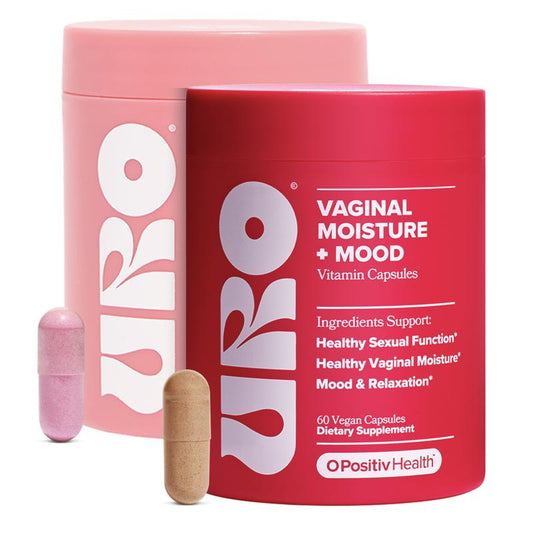 Wet & Wild Bundle - URO Women'S Probiotic Capsules (30 Servings) and URO Moisture & Mood Capsules (30 Servings) with Ashwagandha and Gingko Biloba